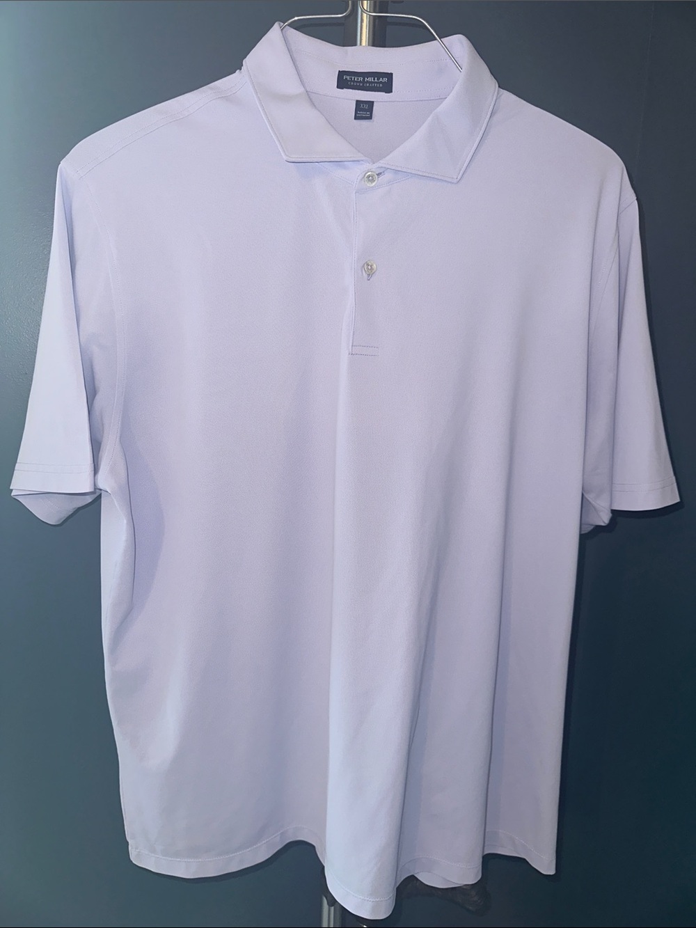 Peter Millar Lavender Short-Sleeve Performance Polo